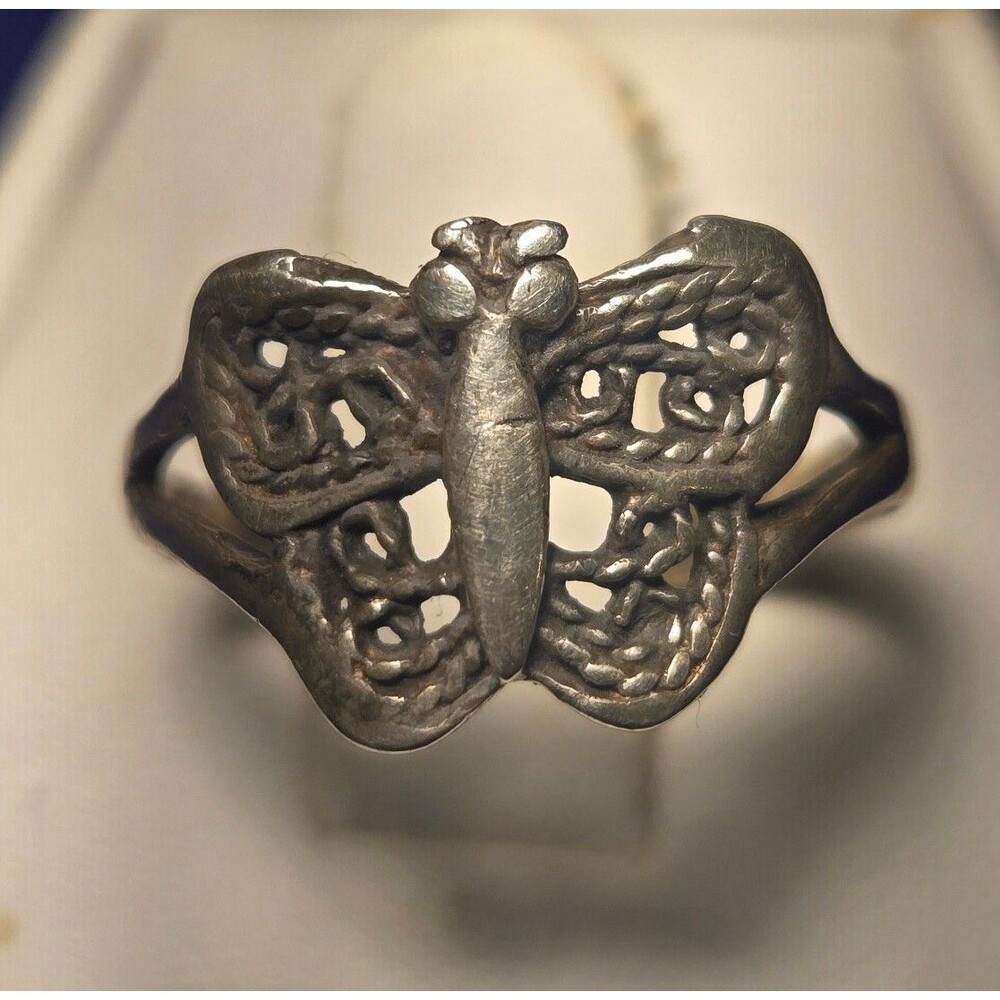 Vintage Sterling Silver 925 Ring Sz 6